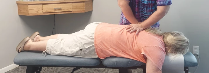 Chiropractor Mannford OK Scott Renshaw Adjusting A Patient