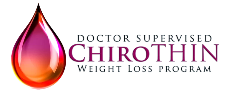 Pink ChiroThin logo.